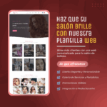 Plantilla Web Salón de Belleza
