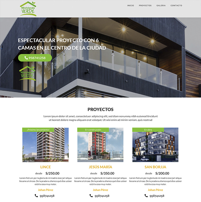Plantilla Web Inmobiliaria