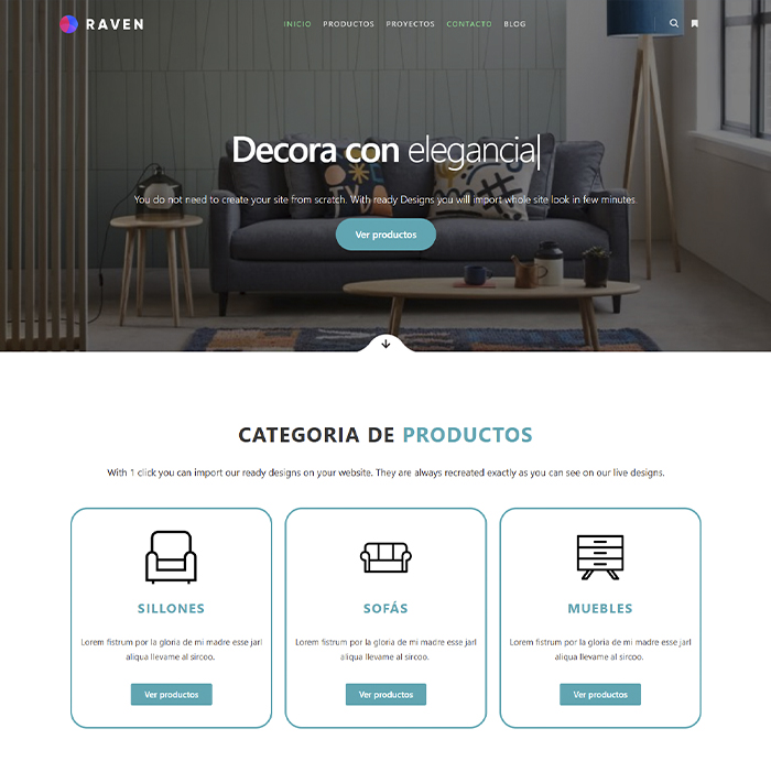 Plantilla Web Negocios Locales