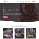 Plantilla Web Salón de Belleza